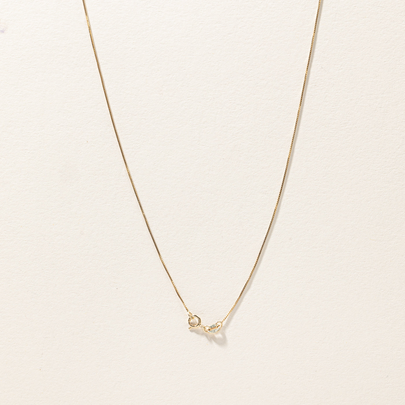 Collier pendentif en diamant | 0,38 ct | 50,8 cm |