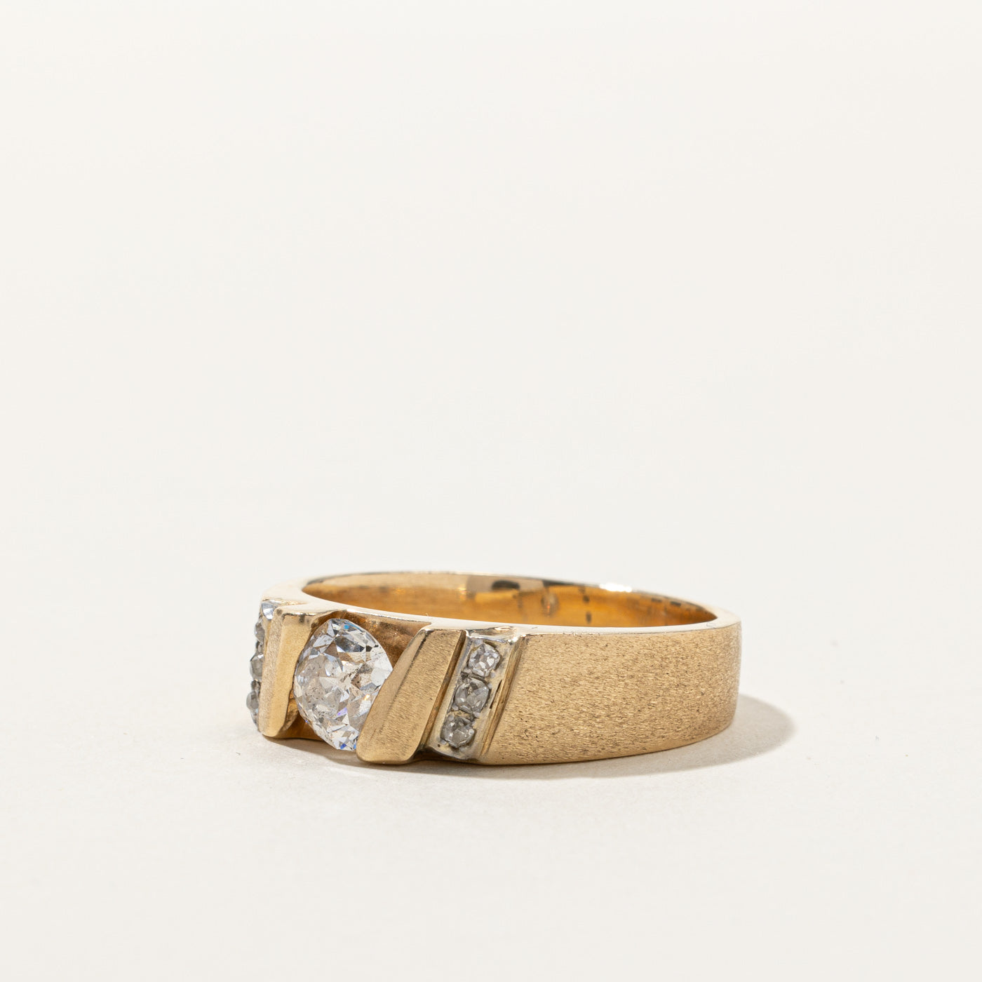 Old Mine Cut Diamond Ring | 1.42ctw | SZ 13.5 |