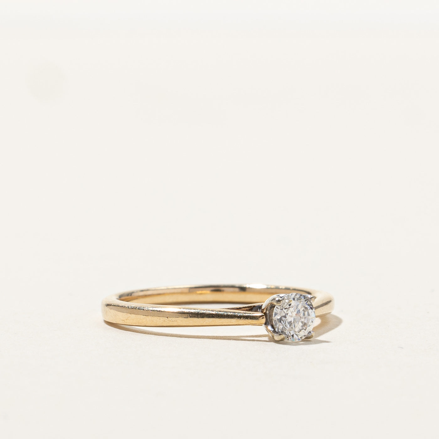 Solitaire Diamond Ring | 0.22ct | SZ 6.5 |