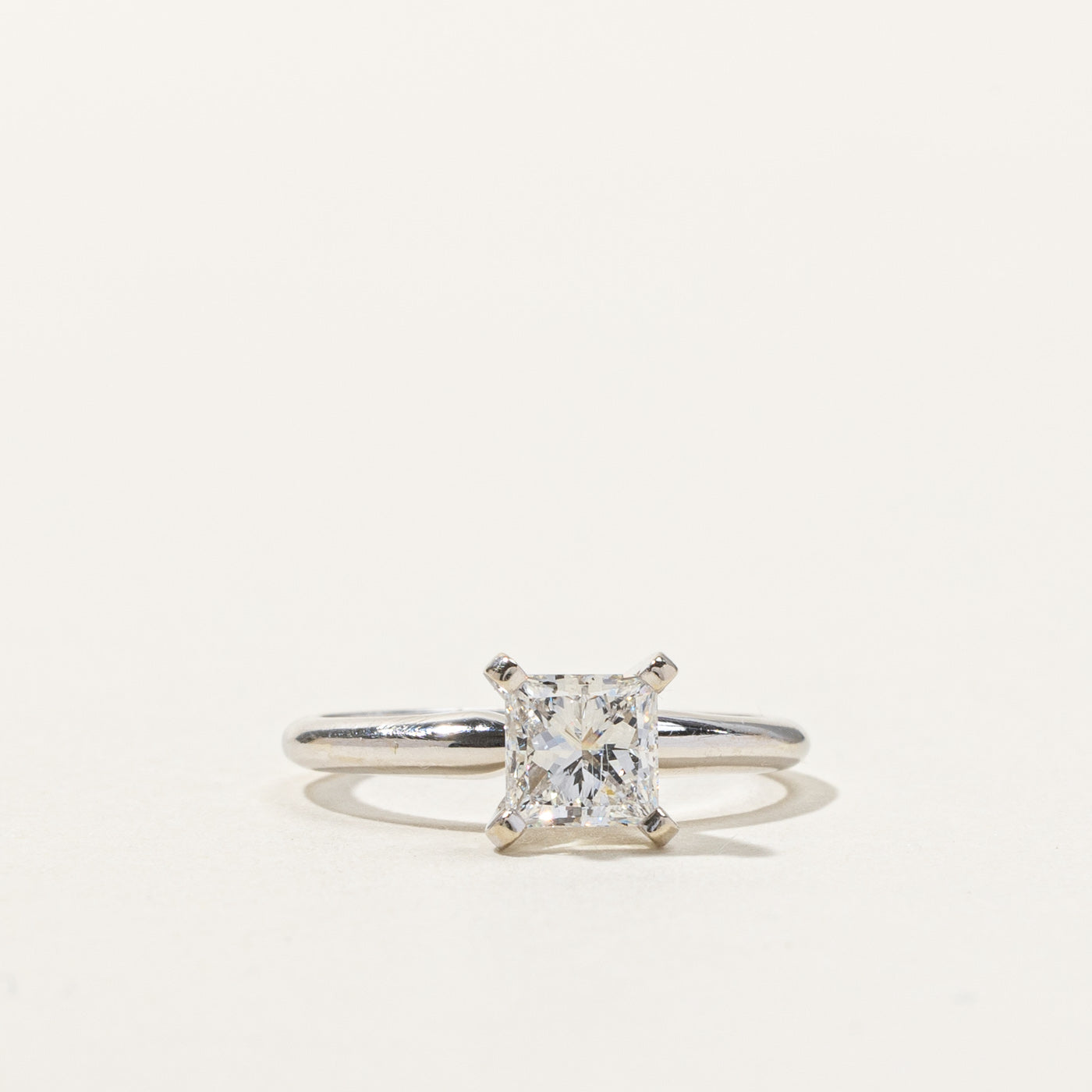 Solitaire Princess Diamond Engagement Ring | 0.75ct SI2/I1 H/I | SZ 3.75 |