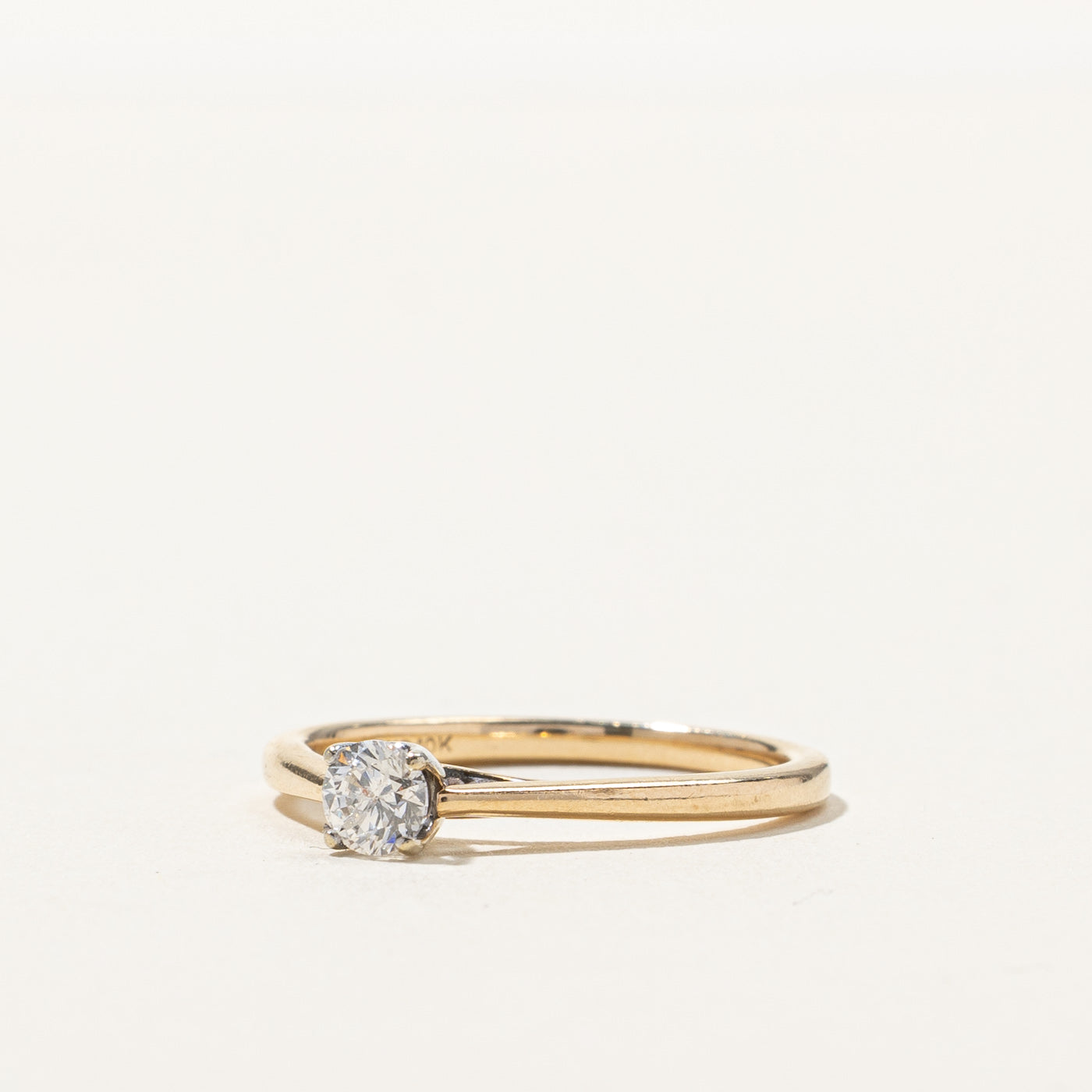 Solitaire Diamond Ring | 0.22ct | SZ 6.5 |