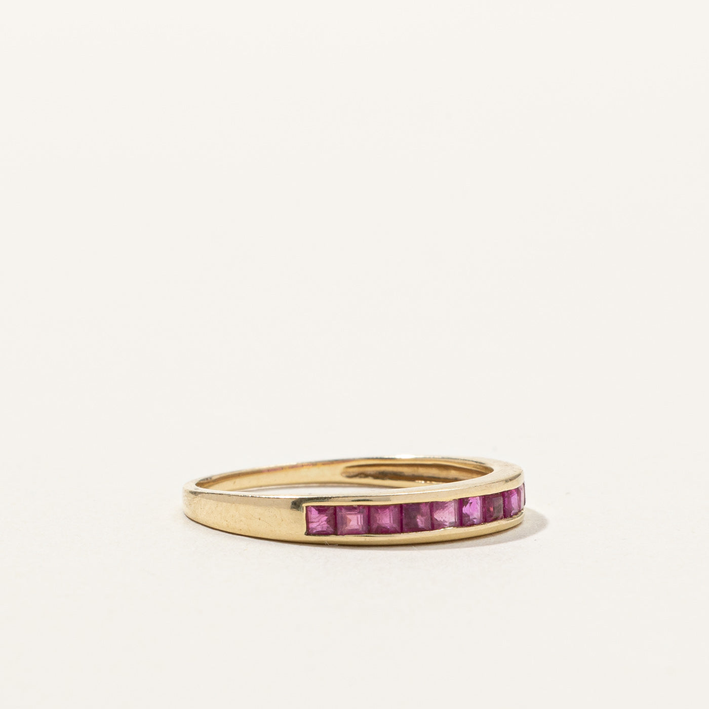 Channel Set Ruby Band | 0.50ctw | SZ 6.5 |