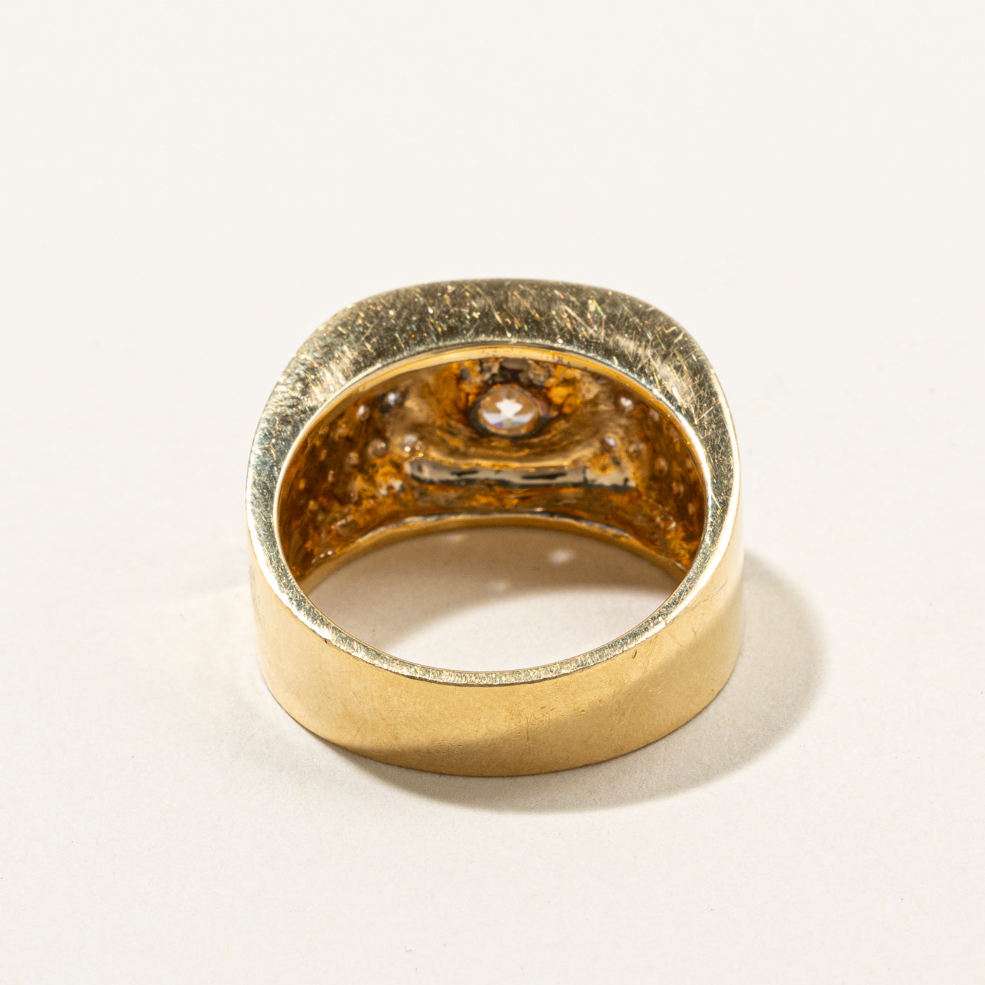 Diamond Grid Accented Band | 1.35ctw | SZ 9.75 |