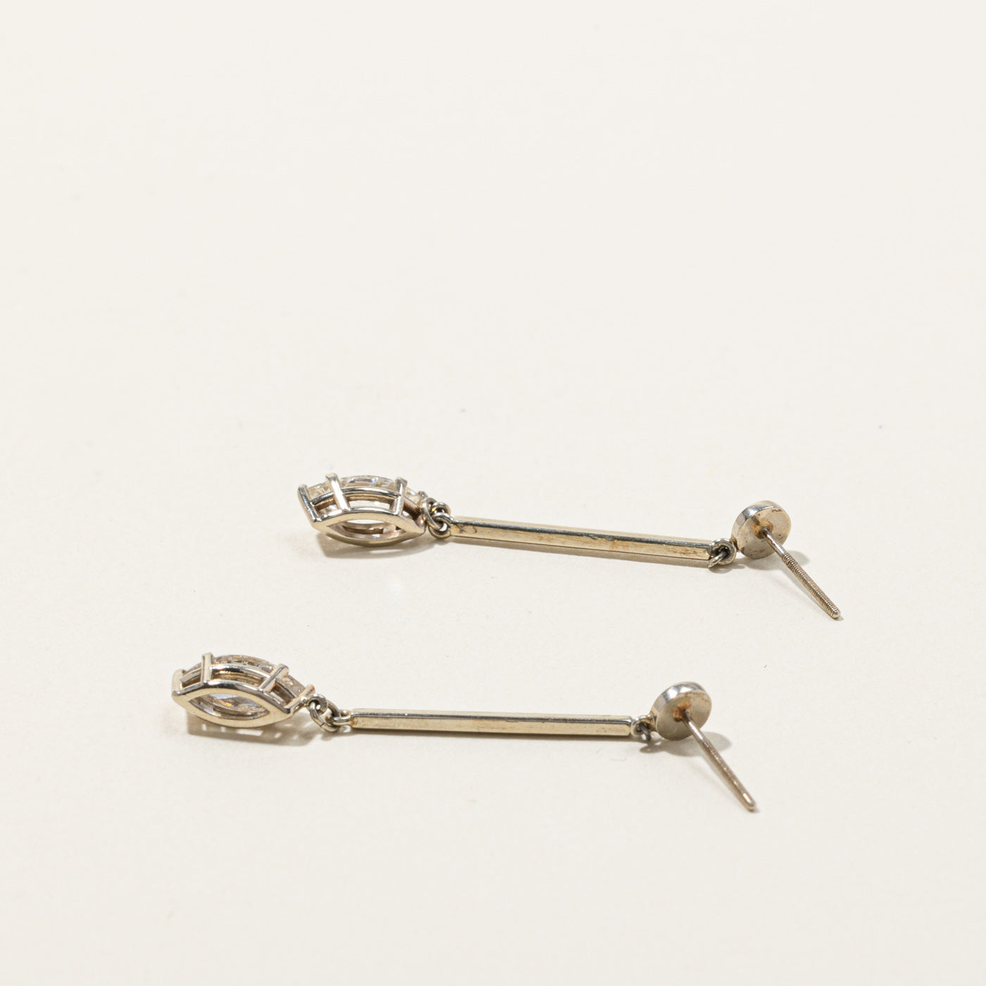 Marquise Diamond Drop Earrings | 1.40ctw |