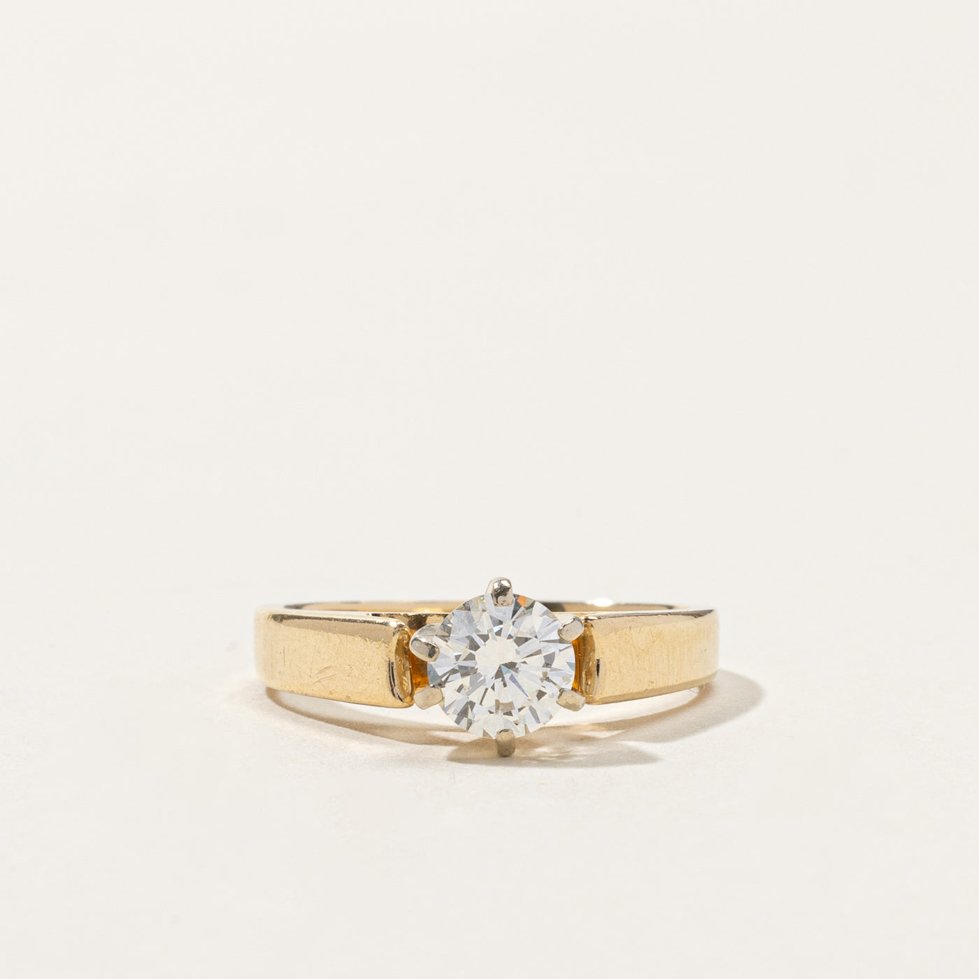 Solitaire Diamond Engagement Ring | 0.62ct | SZ 4 |