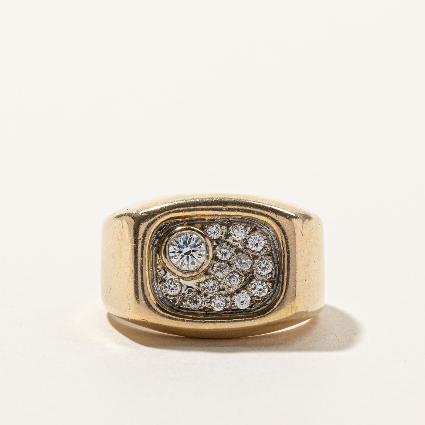 Cluster Set Diamond Ring | 0.49ctw | SZ 11 |