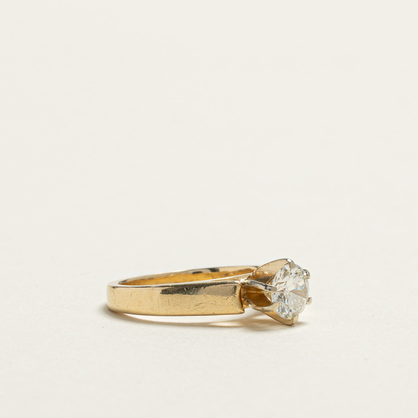 Solitaire Diamond Engagement Ring | 0.62ct | SZ 4 |