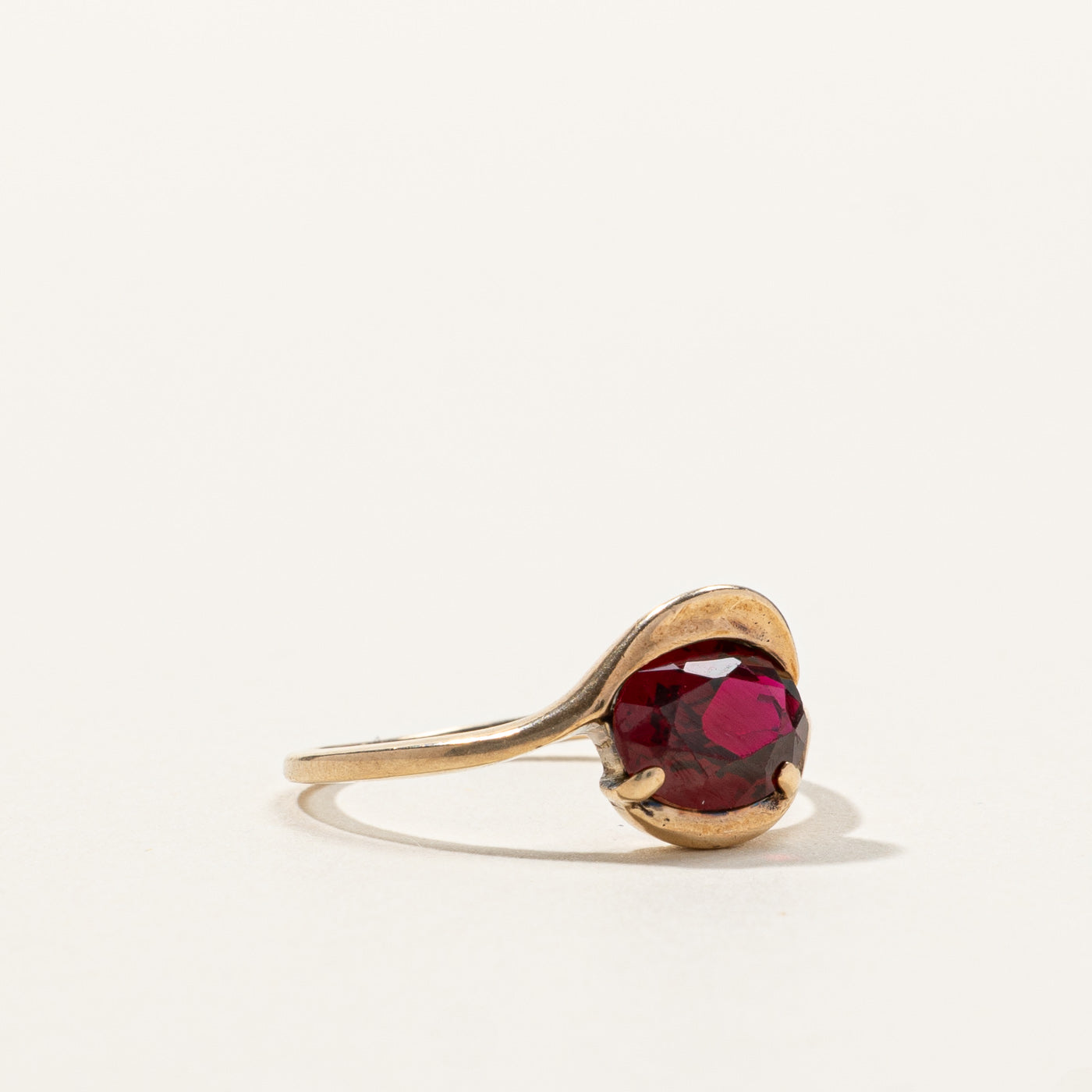 Bague rubis contournée | 1,25 ct | Taille 6 |