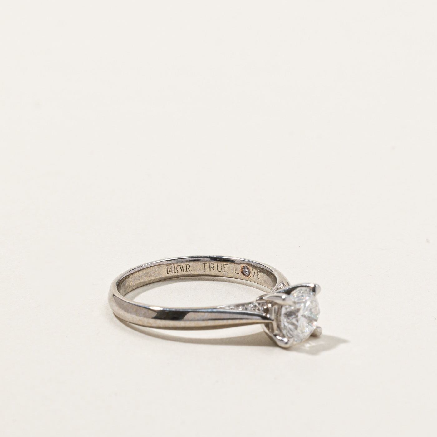 High Set Diamond Engagement Ring | 1.04ctw I1 E/F | SZ 7.75 |