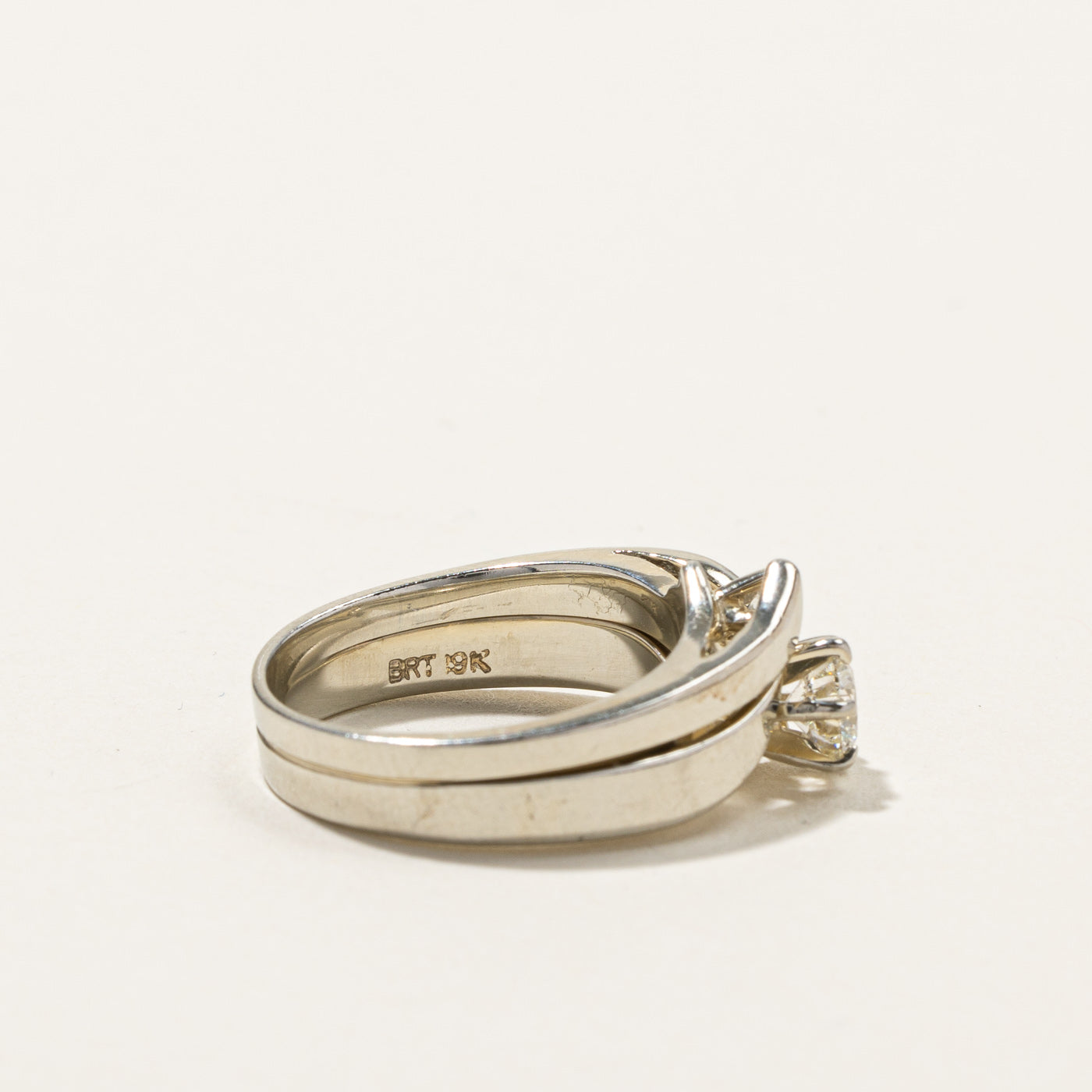 Diamond Soldered Wedding Ring Set | 0.52ctw | SZ 5.5 |