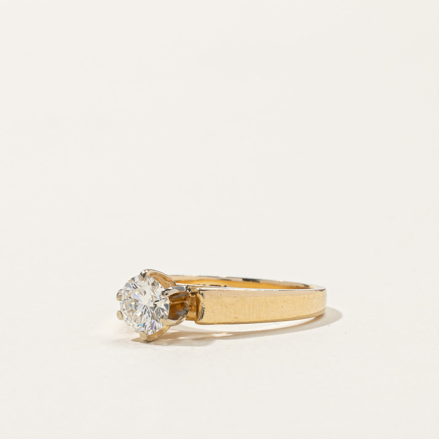 Solitaire Diamond Engagement Ring | 0.62ct | SZ 4 |