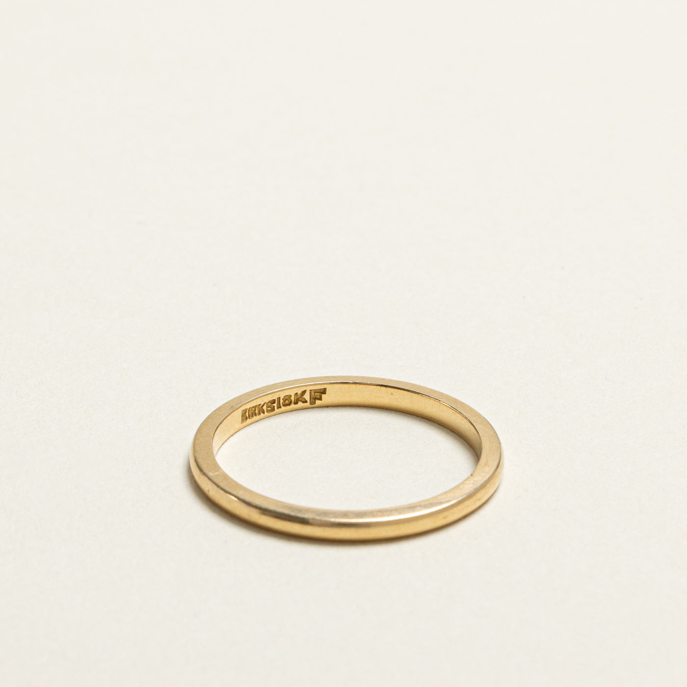 Birks' Gold Thin Band | SZ 6 |