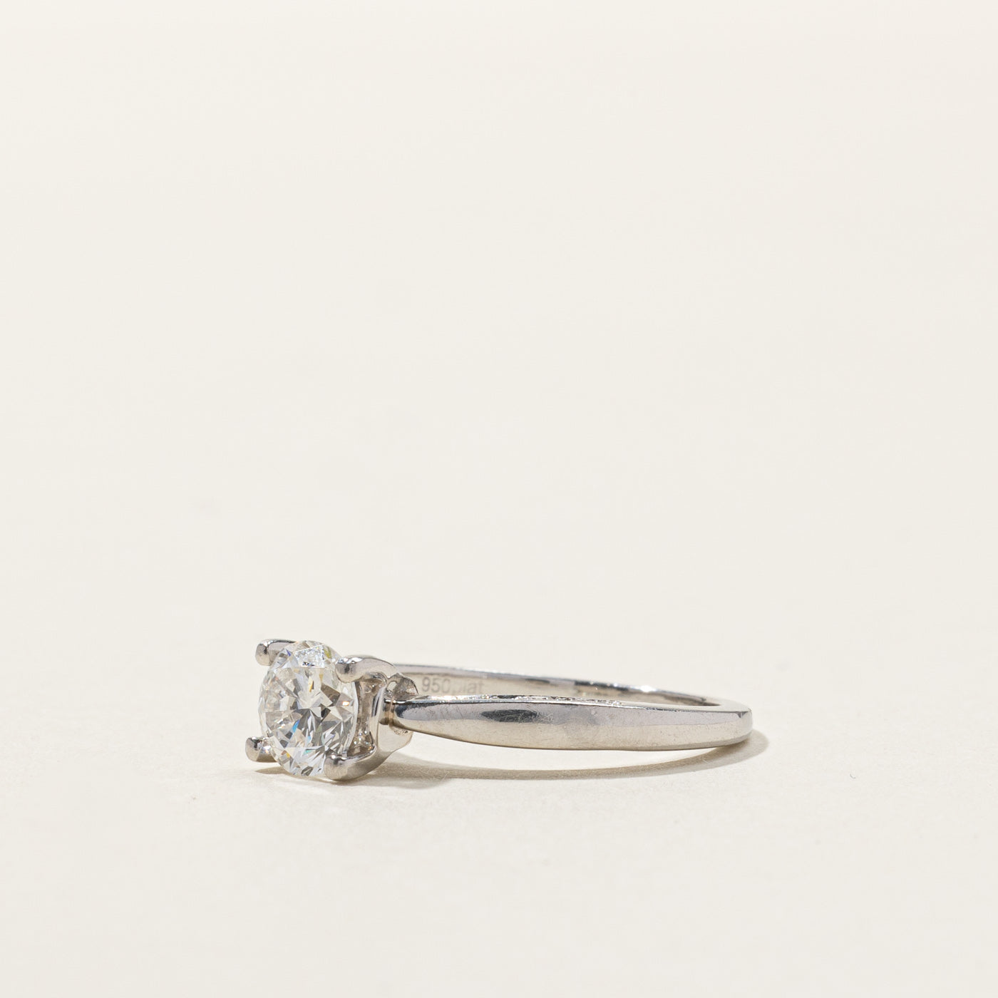 Prong Set Diamond Engagement Ring | 0.82ctw VS2 F | SZ 5 |