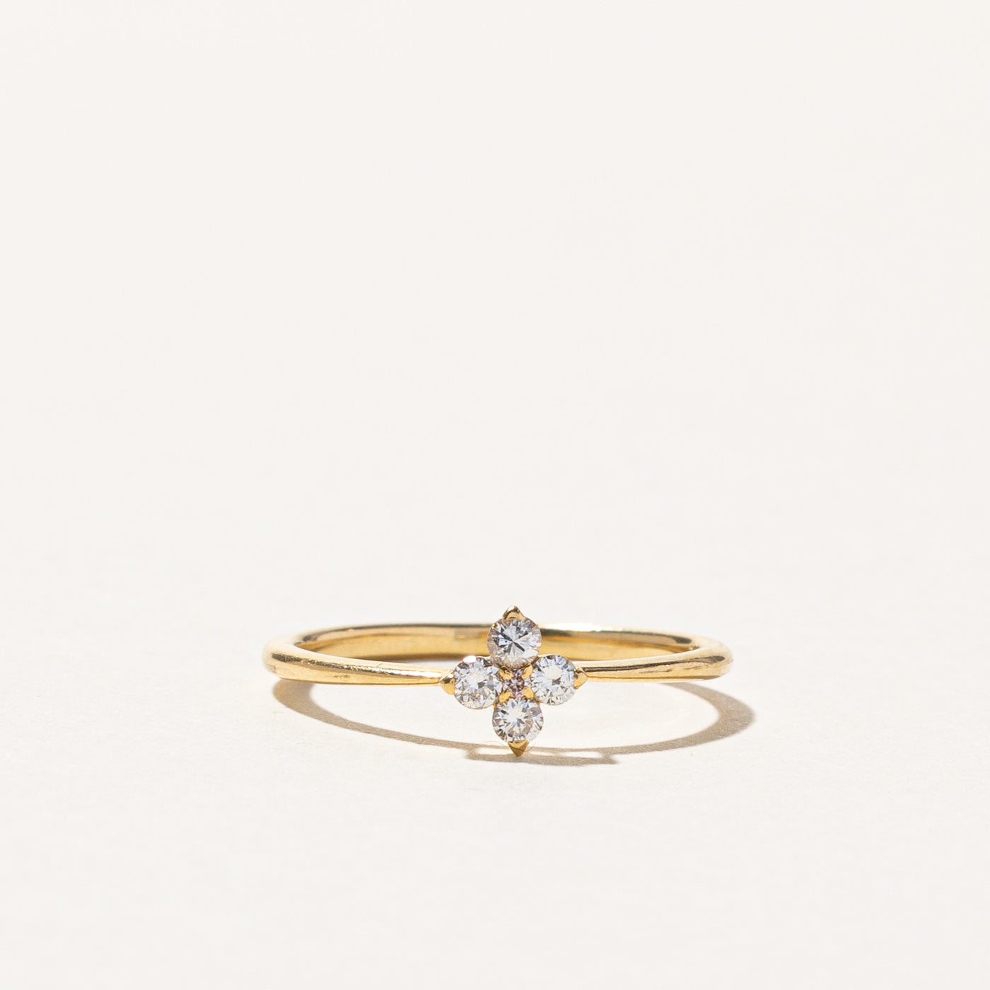 Cluster Set Diamond Ring | 0.13ctw | SZ 4.75 |