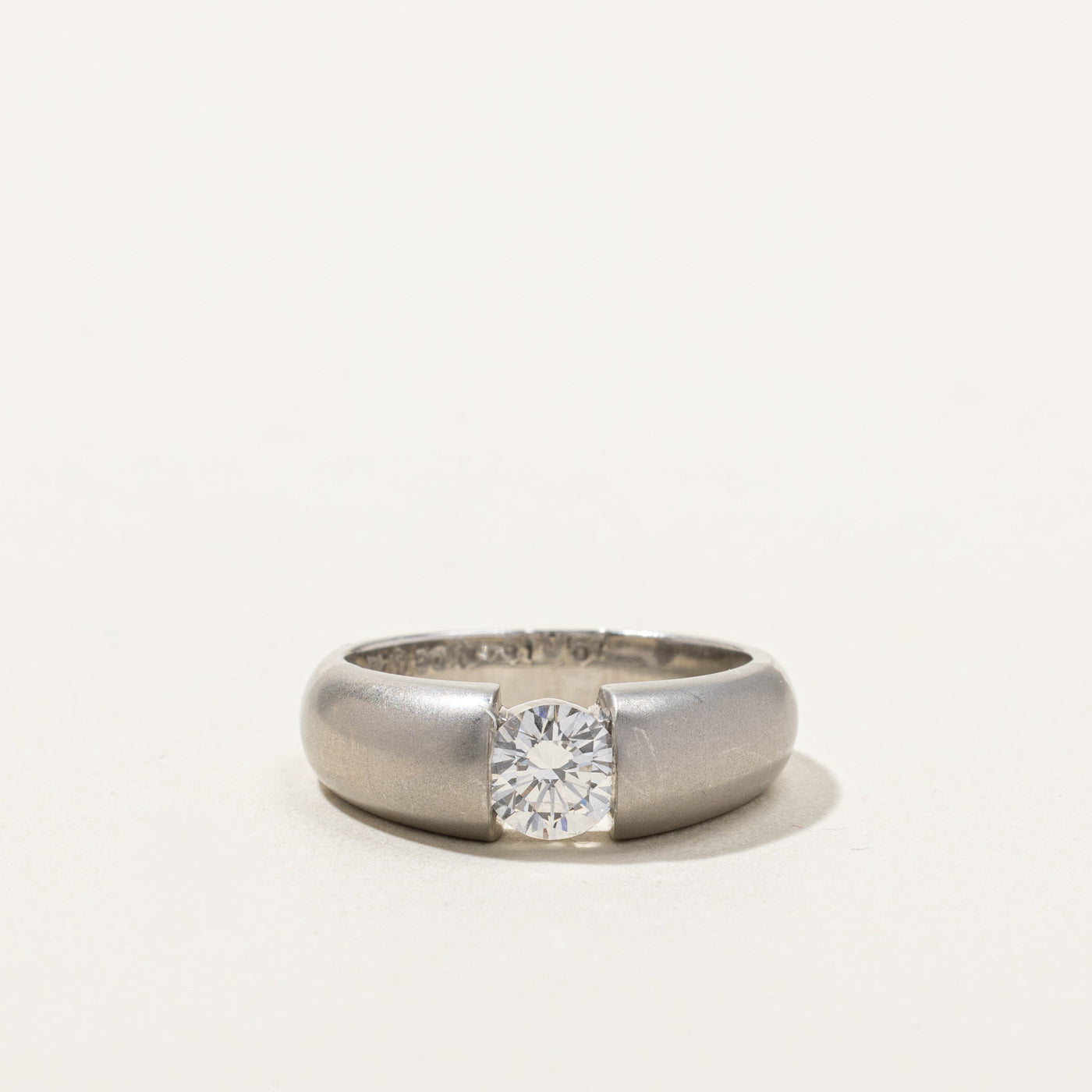Tension Set Diamond Ring | 0.57ct VVS1 G | SZ 5.5 |