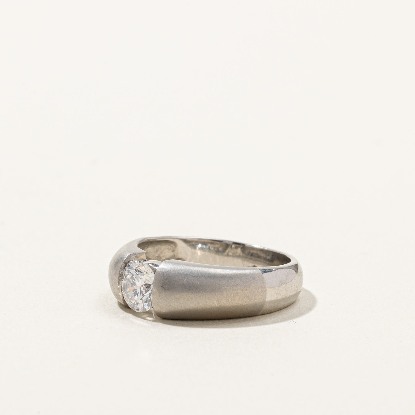 Tension Set Diamond Ring | 0.57ct VVS1 G | SZ 5.5 |