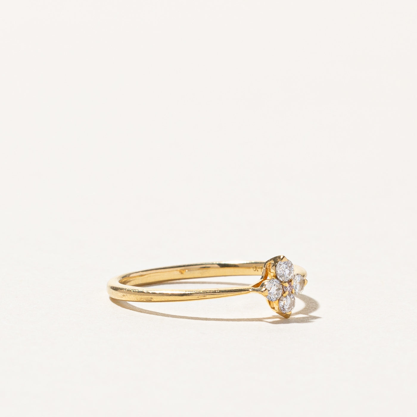 Cluster Set Diamond Ring | 0.13ctw | SZ 4.75 |