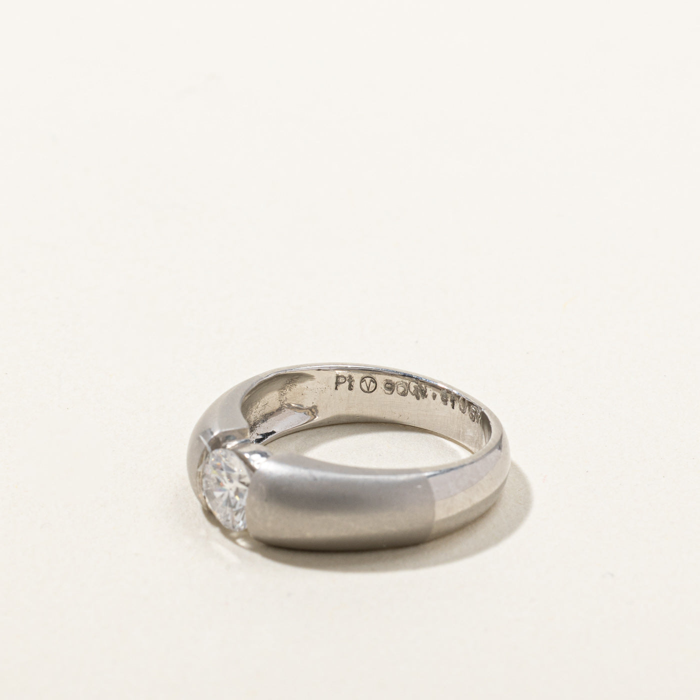 Tension Set Diamond Ring | 0.57ct VVS1 G | SZ 5.5 |