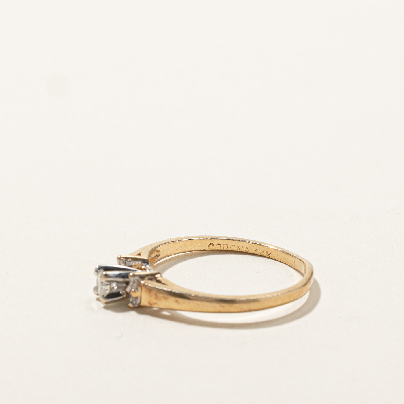 Prong Set Diamond Ring | 0.18ctw | SZ 7.25 |