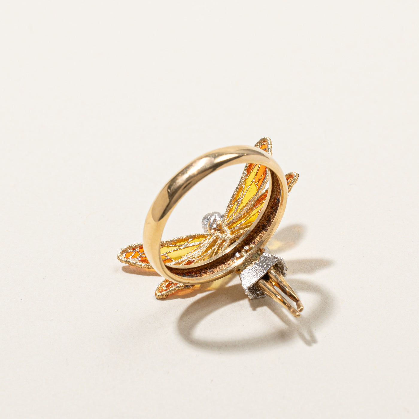 Bague italienne Demoiselle Fairy en or | Taille 7,5 |