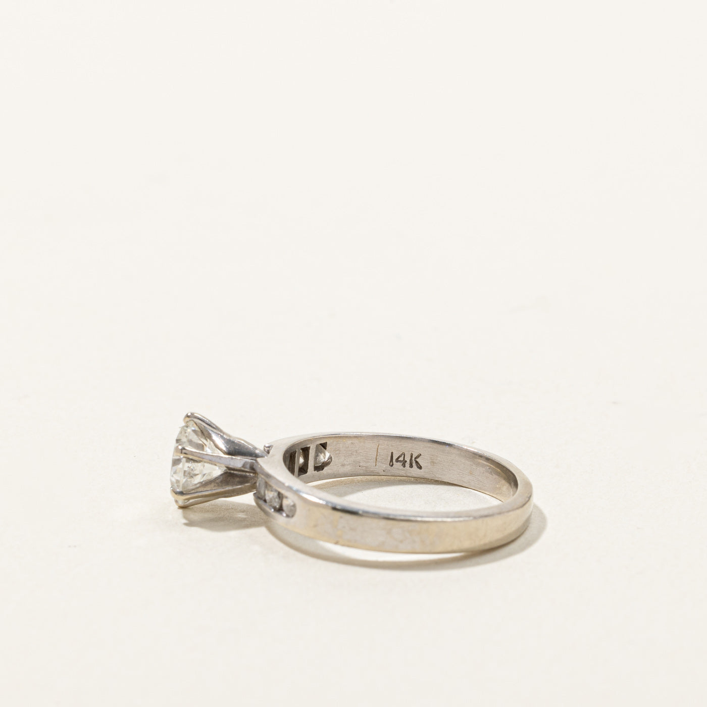 High Set Diamond Engagement Ring | 1.25ctw I1 I | SZ 6.5 |