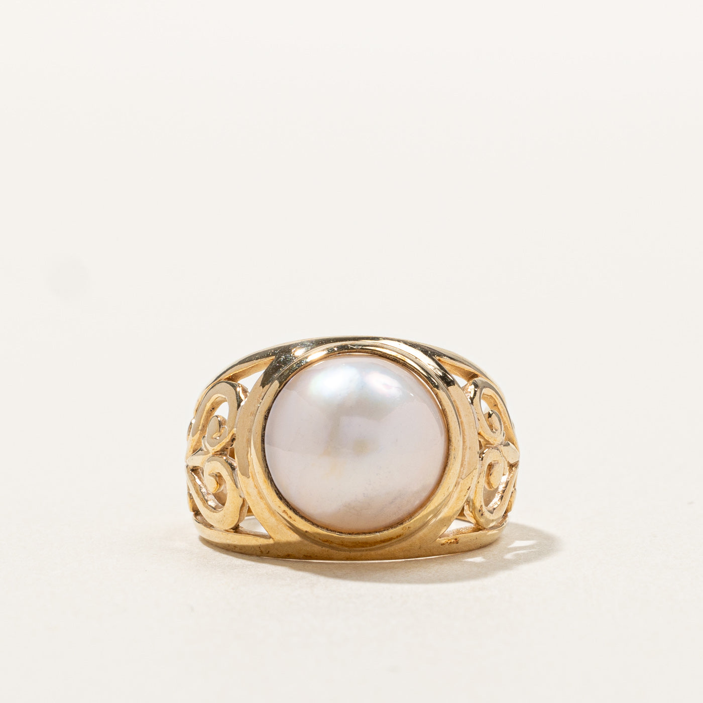 Bague en perle texturée | Taille 9 |