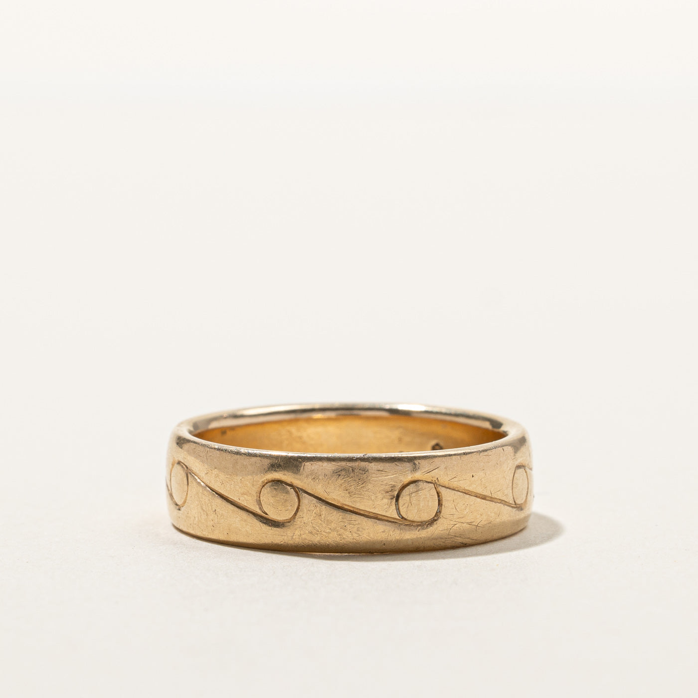 Yellow Gold Solid Band | SZ 9.5 |