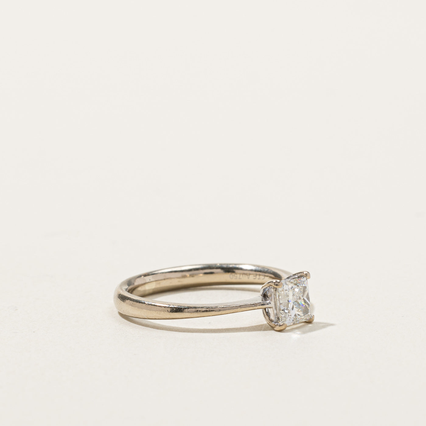 Solitaire Princess Diamond Ring | 0.54ct SI1 G | SZ 5.5 |