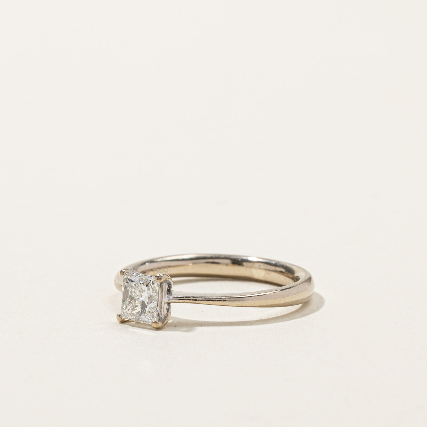 Solitaire Princess Diamond Ring | 0.54ct SI1 G | SZ 5.5 |