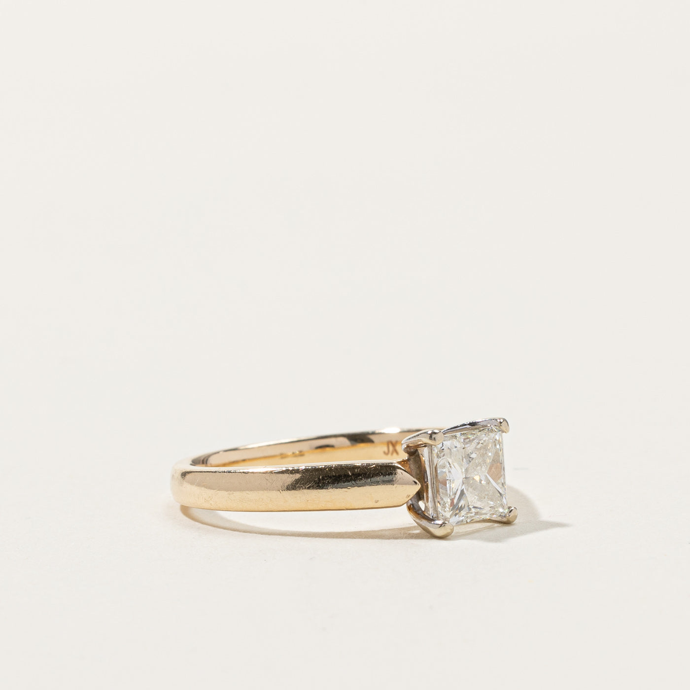 Solitaire Princess Diamond Ring | 1.00ct VVS2 I | SZ 7 |