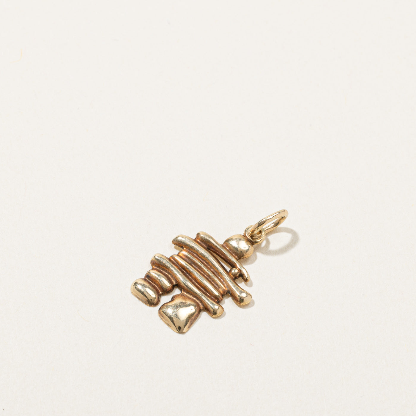 Gold Inukshuk Pendant