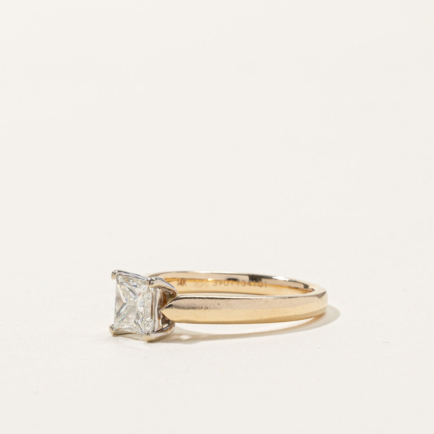 Solitaire Princess Diamond Ring | 1.00ct VVS2 I | SZ 7 |