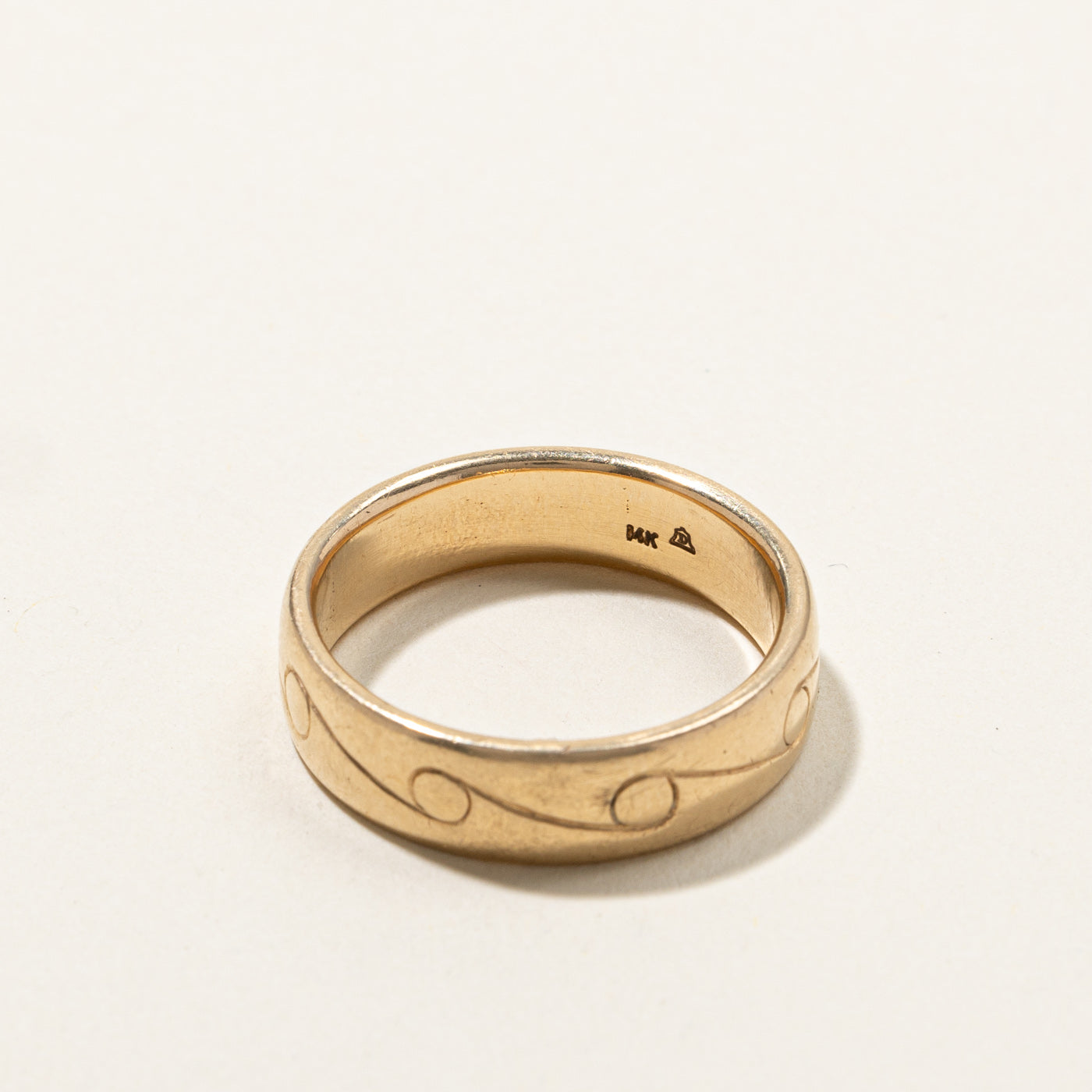 Yellow Gold Solid Band | SZ 9.5 |