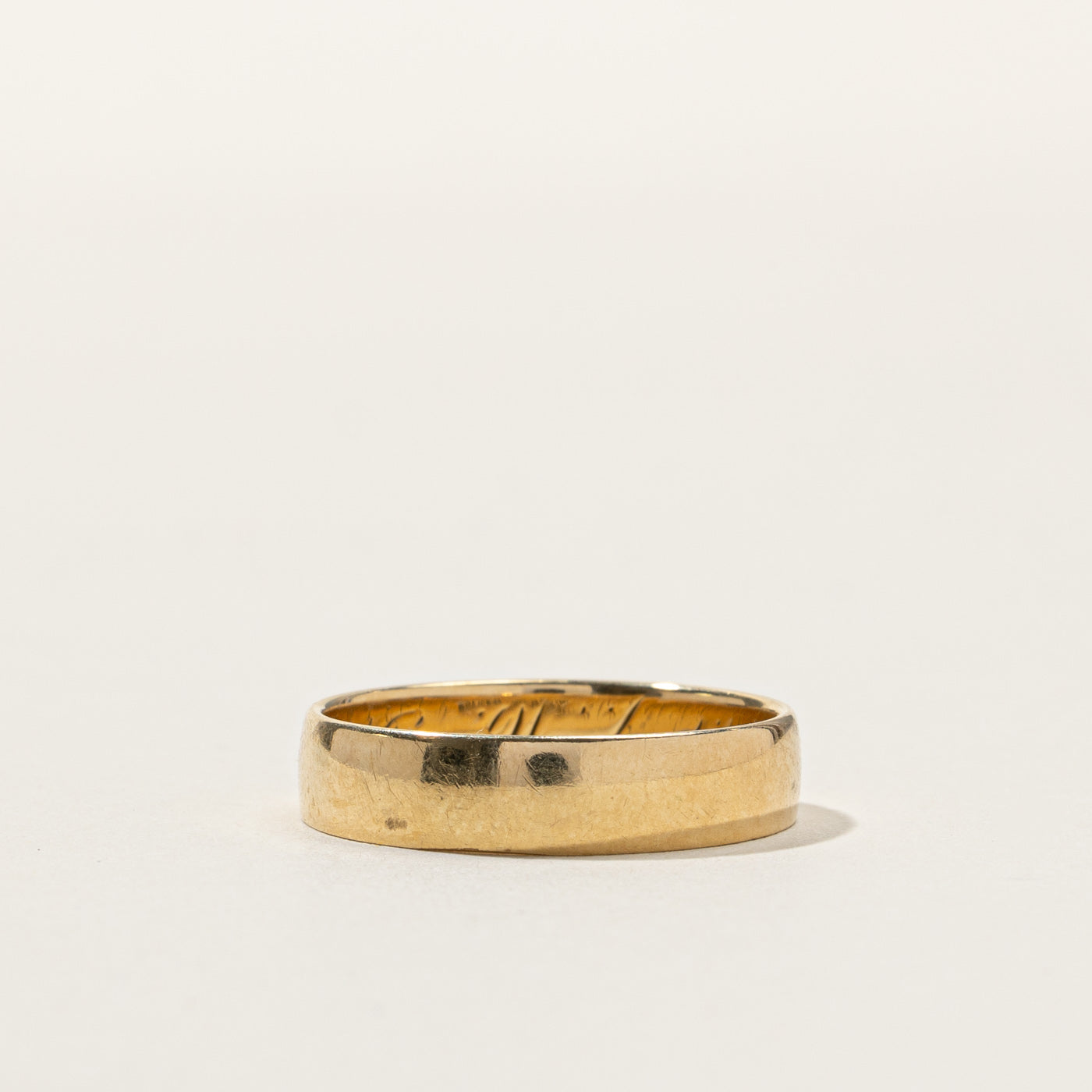 Yellow Gold Plan Band | SZ 7.25 |