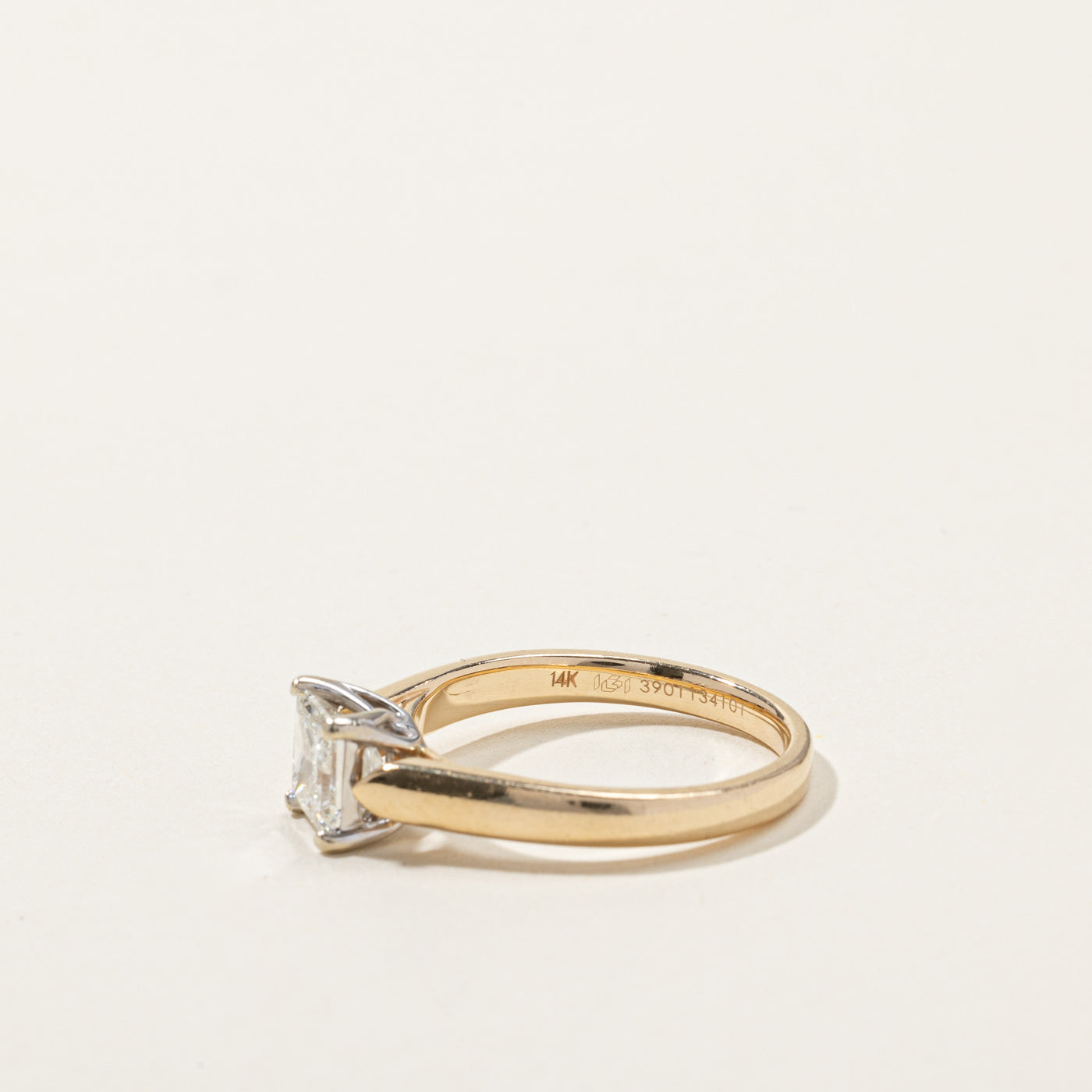 Solitaire Princess Diamond Ring | 1.00ct VVS2 I | SZ 7 |