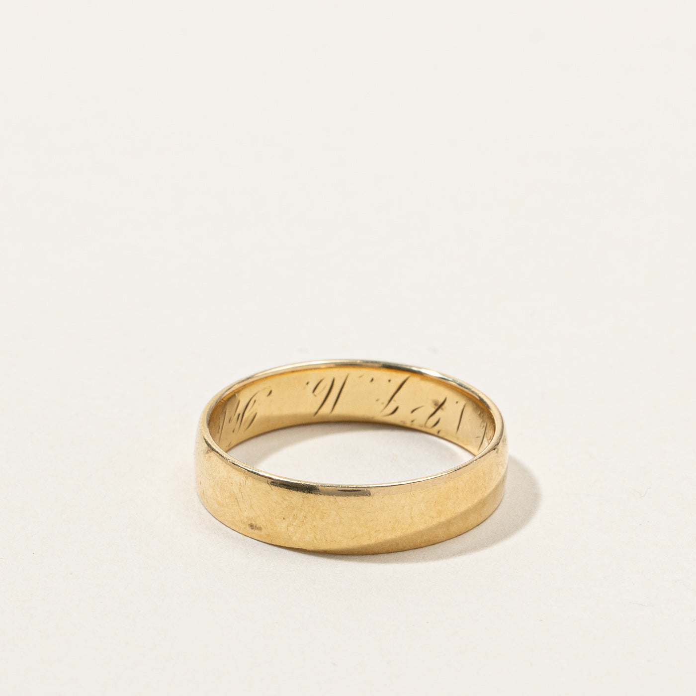 Yellow Gold Plan Band | SZ 7.25 |