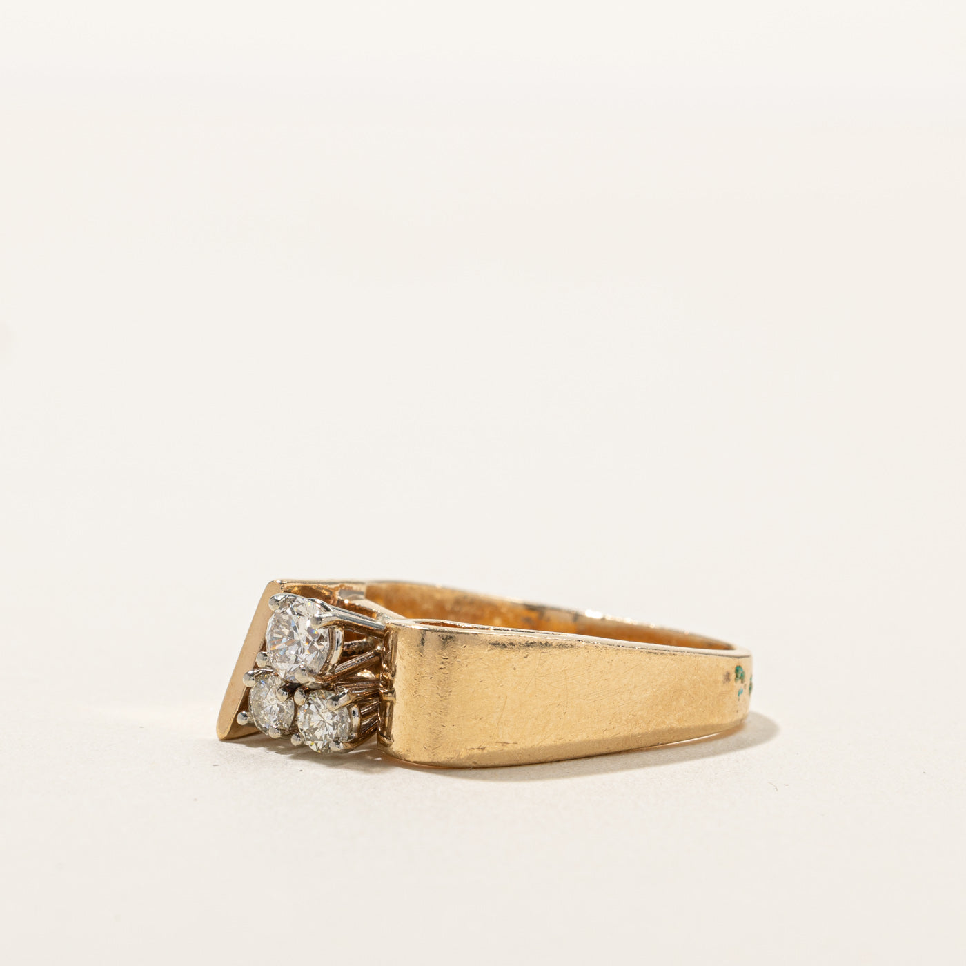 Textured Diamond Ring | 0.54ctw | SZ 7.5 |