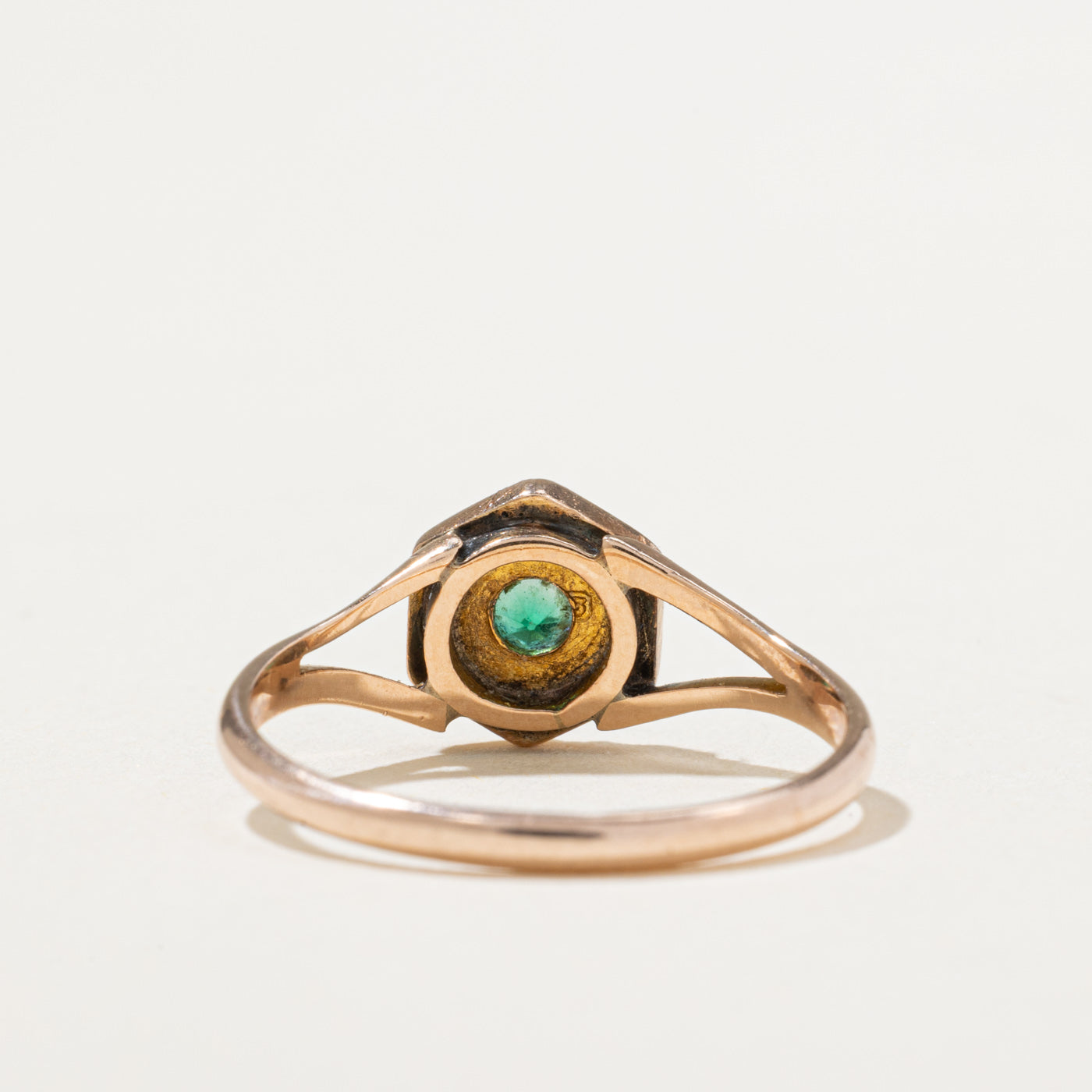 1908 Chester Garnet & Seed Pearls Ring | 0.02ctw | SZ 7
