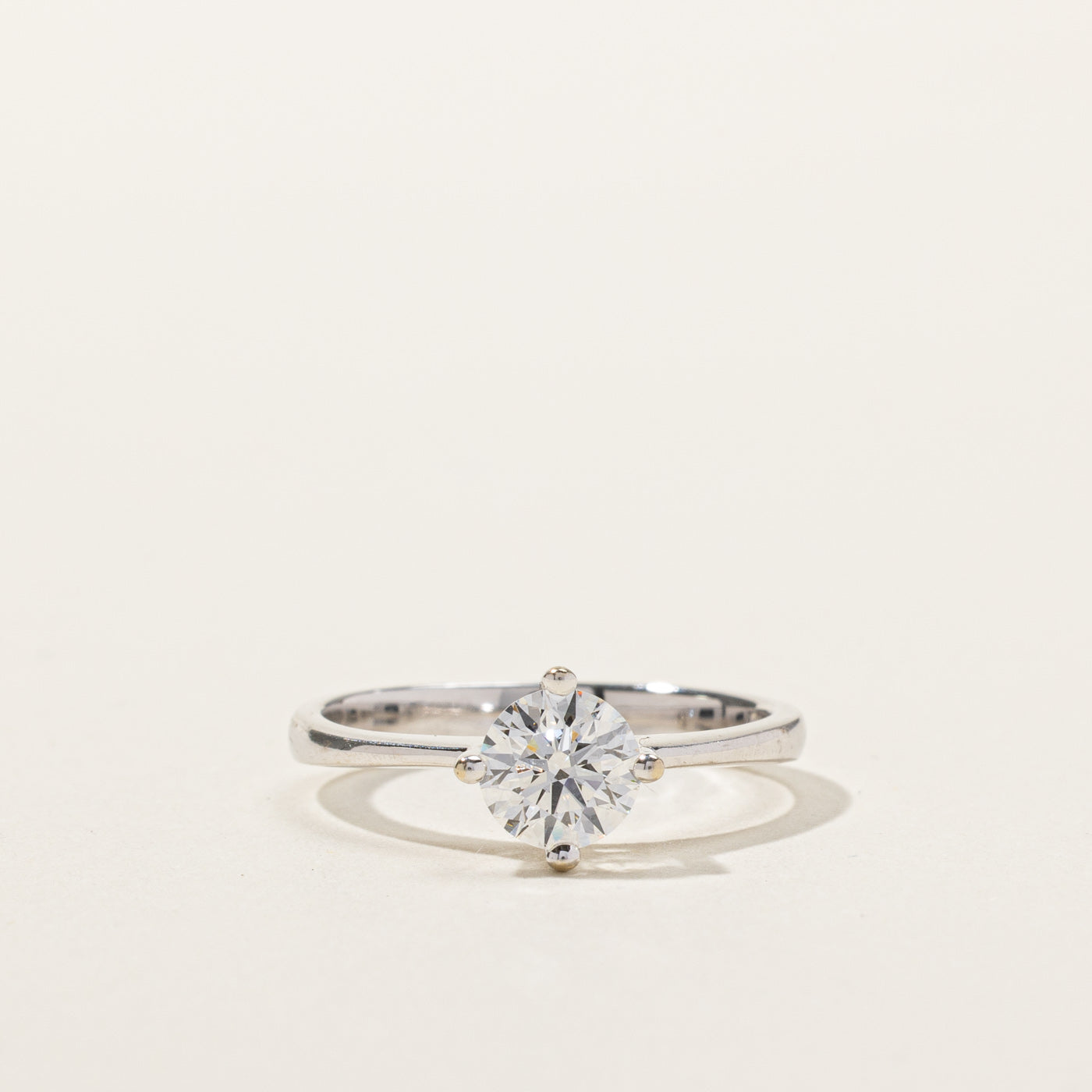 GIA Certified Solitaire Diamond Ring | 0.71ct IF E | SZ 5.75 |