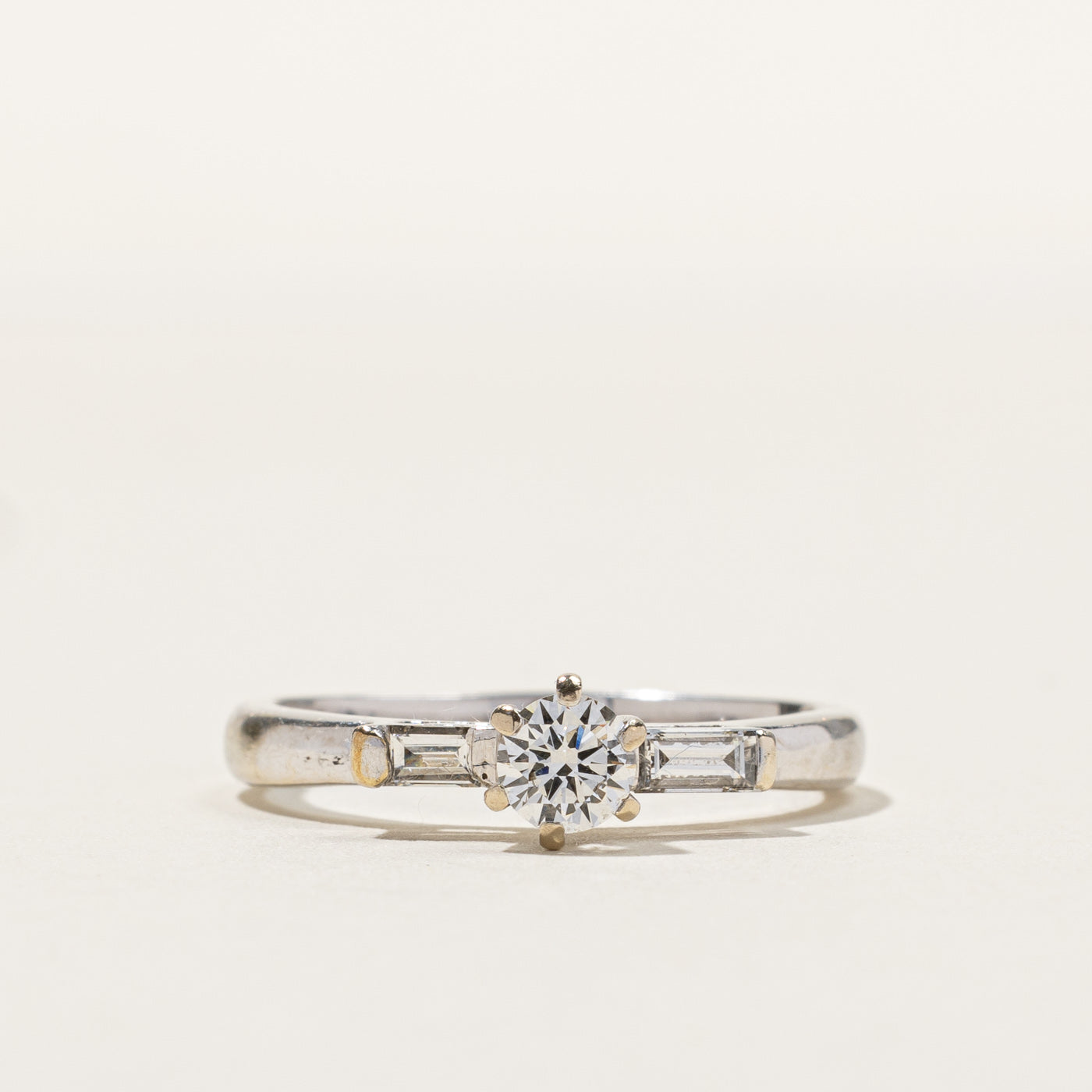 High Prong Set Diamond Ring | 0.74ctw | SZ 9.5 |