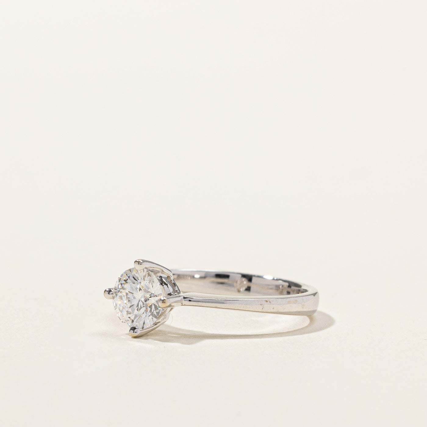 GIA Certified Solitaire Diamond Ring | 0.71ct IF E | SZ 5.75 |