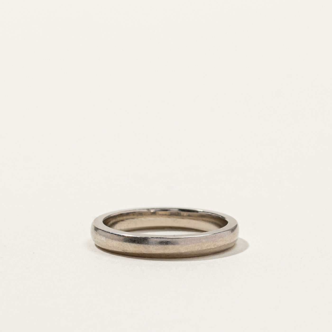 Birks' White Gold Plain Band | SZ 5 |