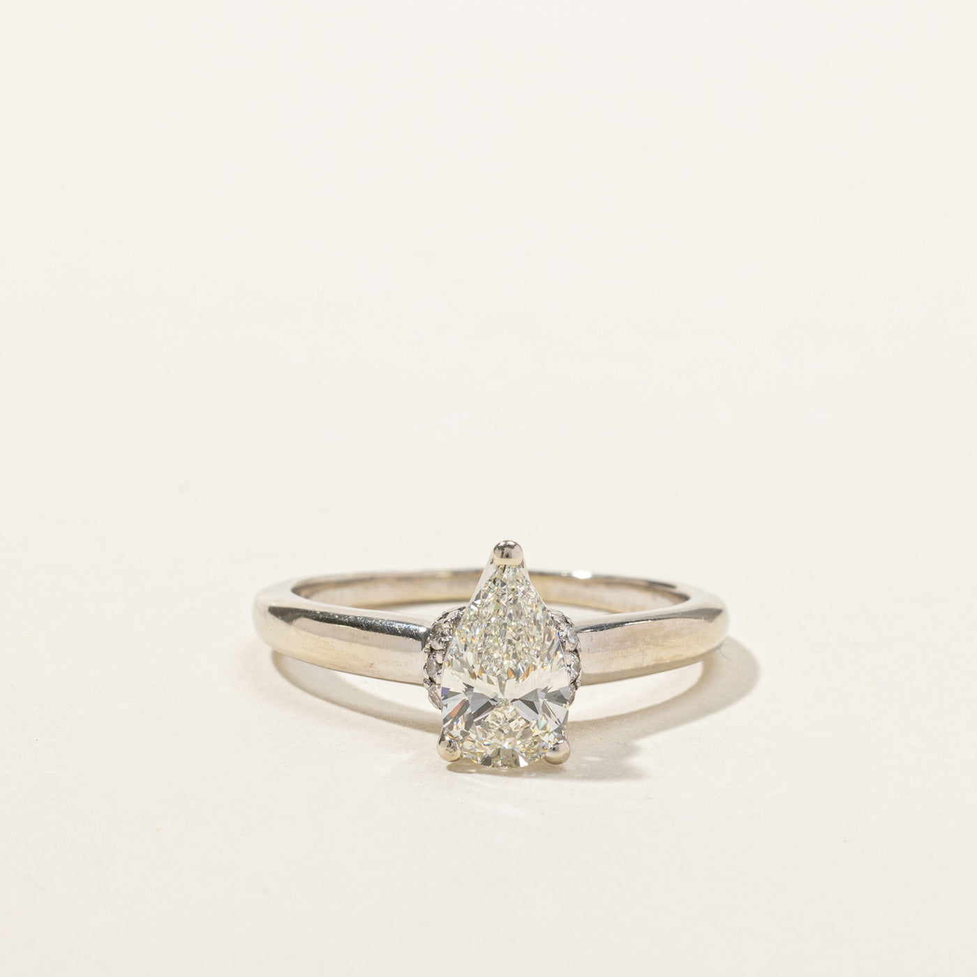 Pear Diamond Engagement Ring | 1.12ctw VS1 I/J | SZ 8 |