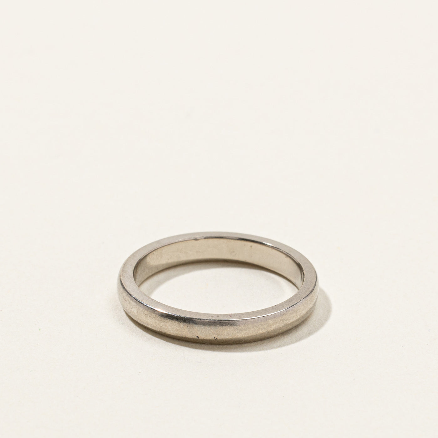 Birks' White Gold Plain Band | SZ 5 |