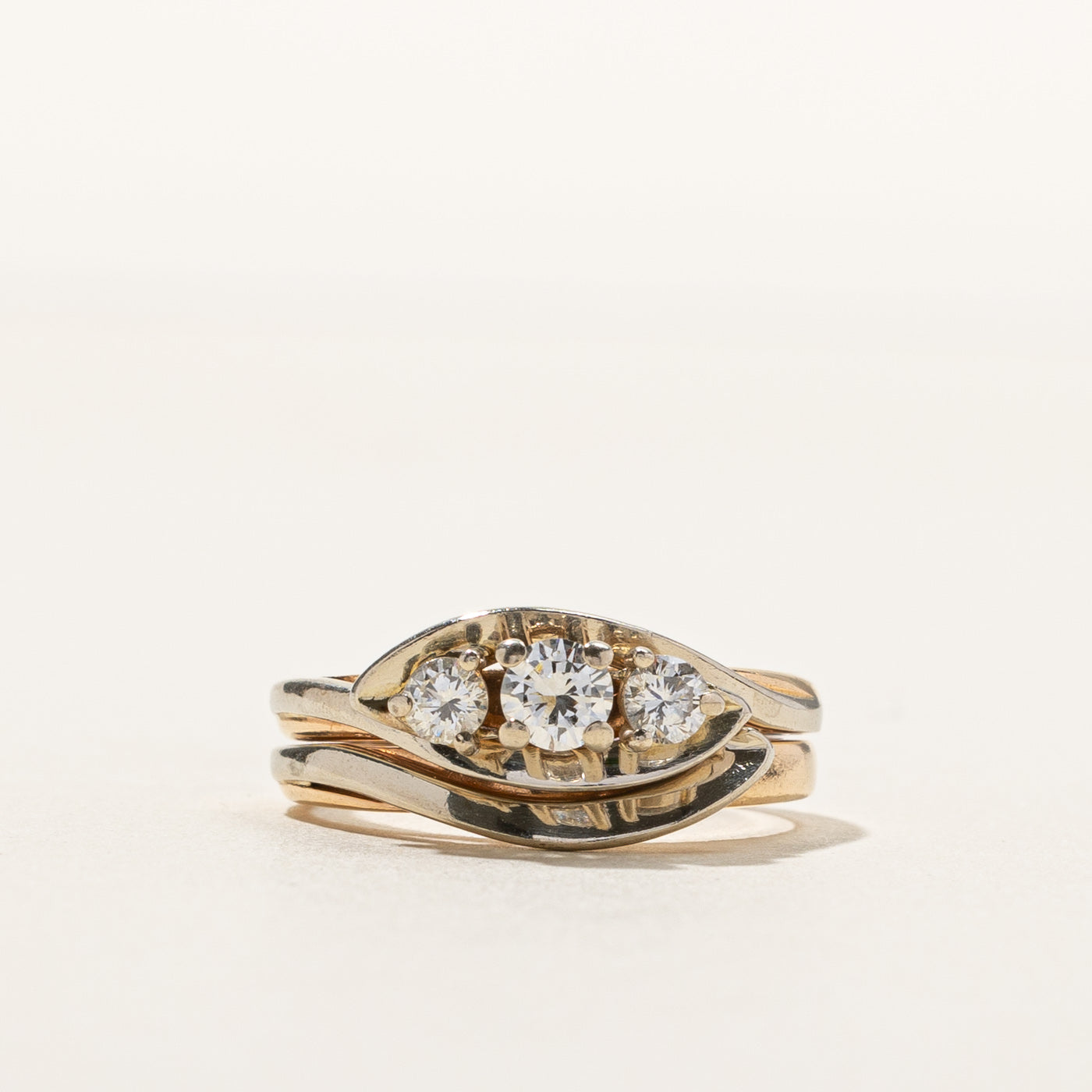 Three Stone Diamond Ring | 0.34ctw | SZ 5 |