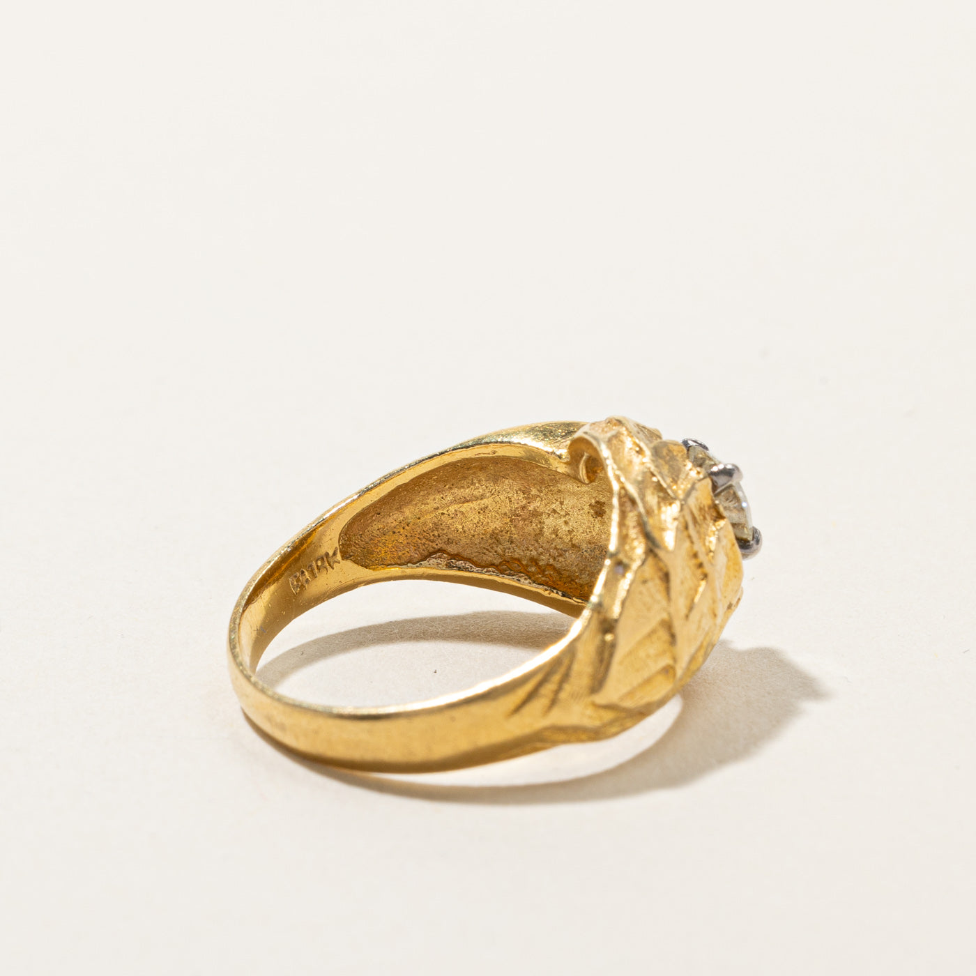 Solitaire Diamond Dome Ring | 0.36ct | SZ 5 |