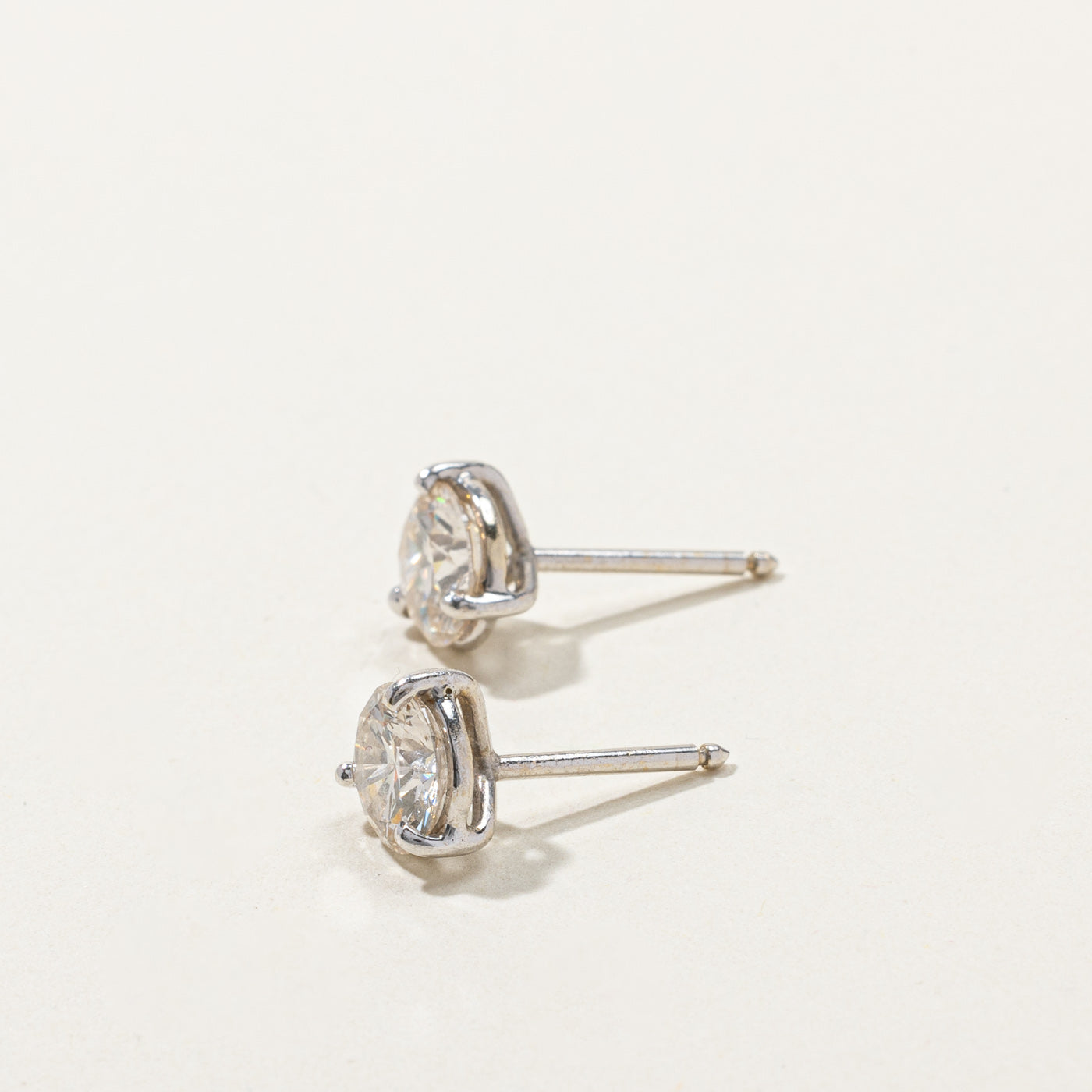 Diamond Stud Earrings | 2.10ctw VS1/VS2 K/L |