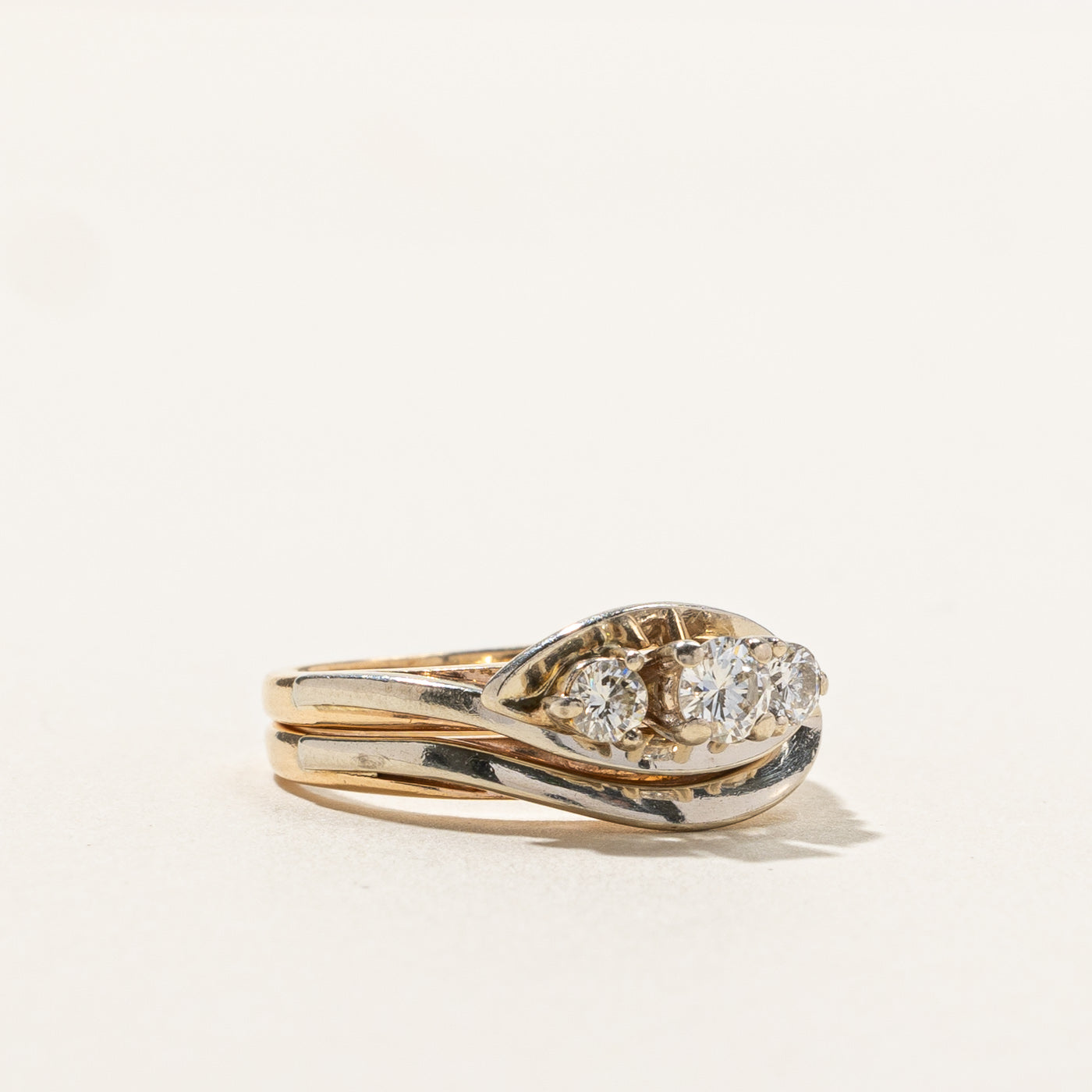 Three Stone Diamond Ring | 0.34ctw | SZ 5 |