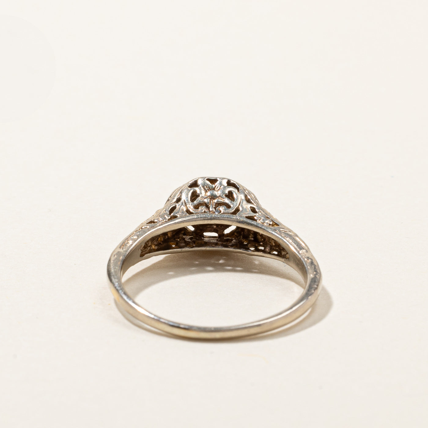 Solitaire Diamond Vintage Ring | 0.05ct | SZ 6 |