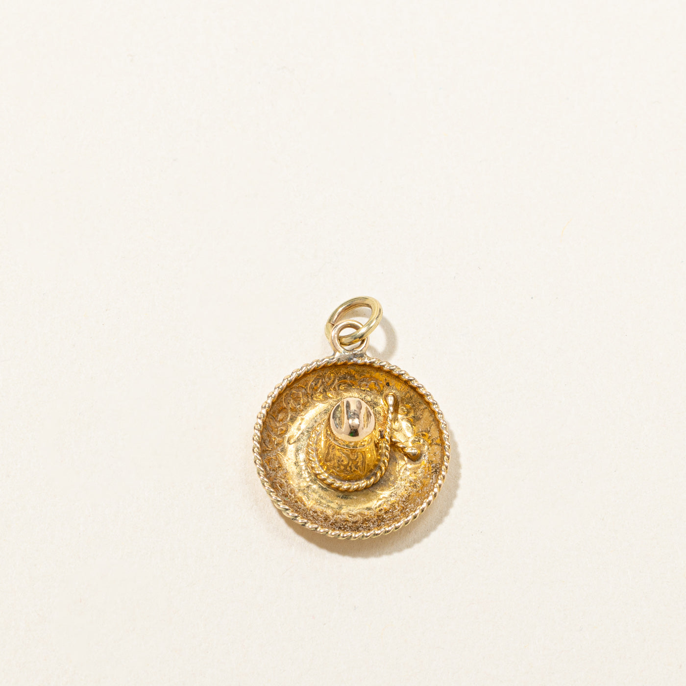 Gold Sombrero Charm